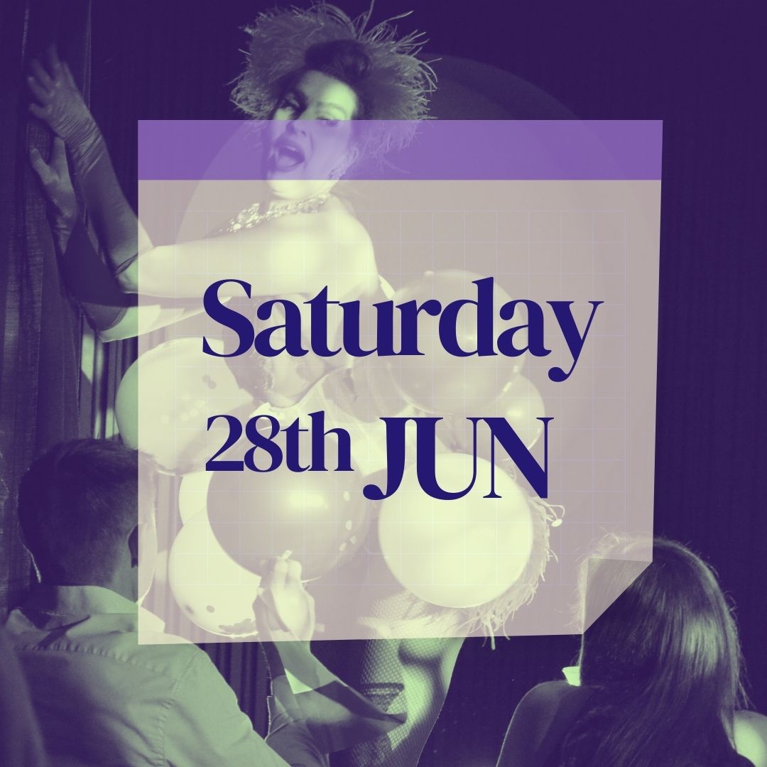 On this weekend, Dinner Show tickets to Burlesque Comedy Cabaret show in near Sydney CBD Saturday 28th June 2025 Potts Point. Tickets available this weekend. calendar date of what's on with burlesque girl. 