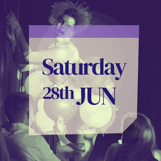 On this weekend, Dinner Show tickets to Burlesque Comedy Cabaret show in near Sydney CBD Saturday 28th June 2025 Potts Point. Tickets available this weekend. calendar date of what's on with burlesque girl. 