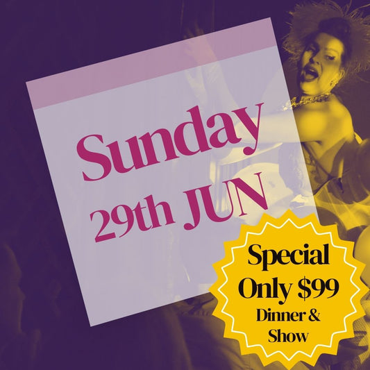 Sunday 29th June 2025 Dinner Show